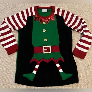 Elf Christmas sweater XXL Ugly Christmas Sweater
